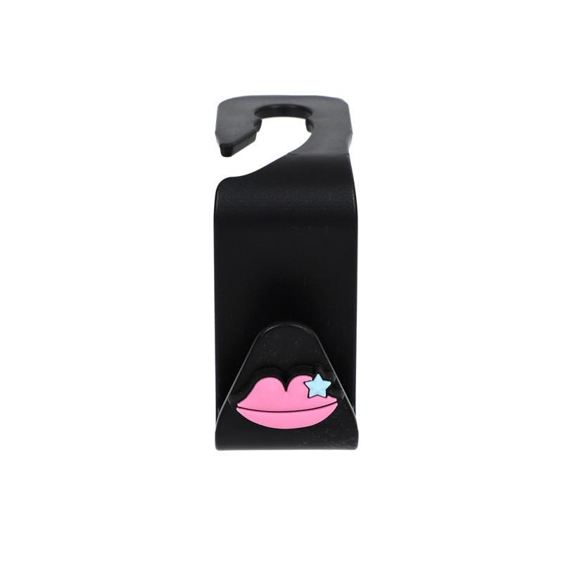 Car Cartoon Cute Seat Back Hooks In Various Colors For Car Interior Decoration