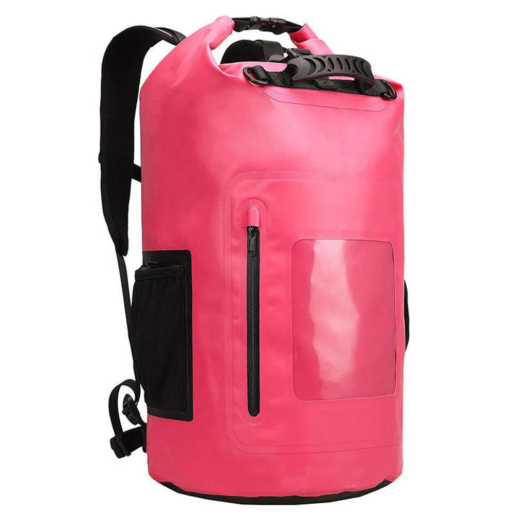 

Source Outdoor Sports Waterproof Roll Mouth Waterproof Backpack Sports Bucket Bag Swimming River Climbing Backpack 20L