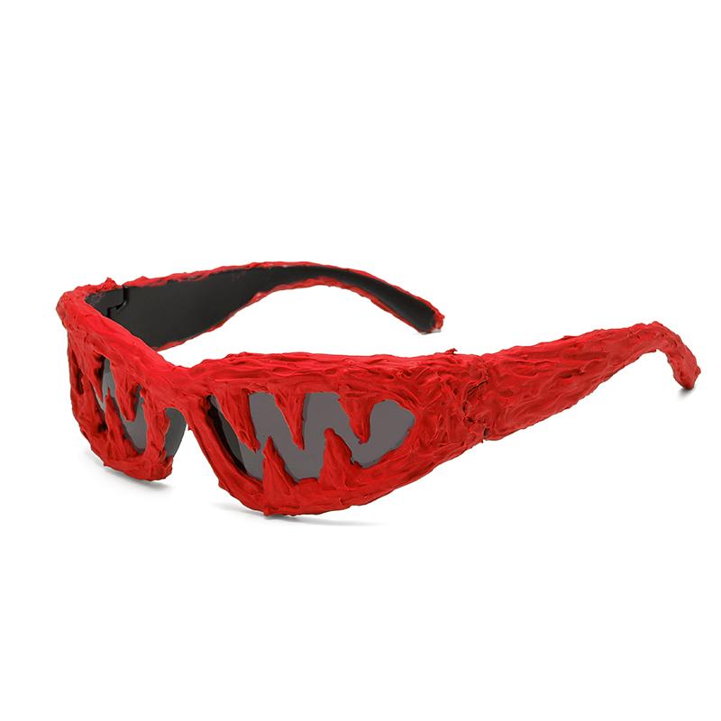 

Avant-Garde Personality Avant-Garde Sunglasses Men S Dark Handmade Venom Party Styling Glasses Trend Mirror Female Punk Mirror F