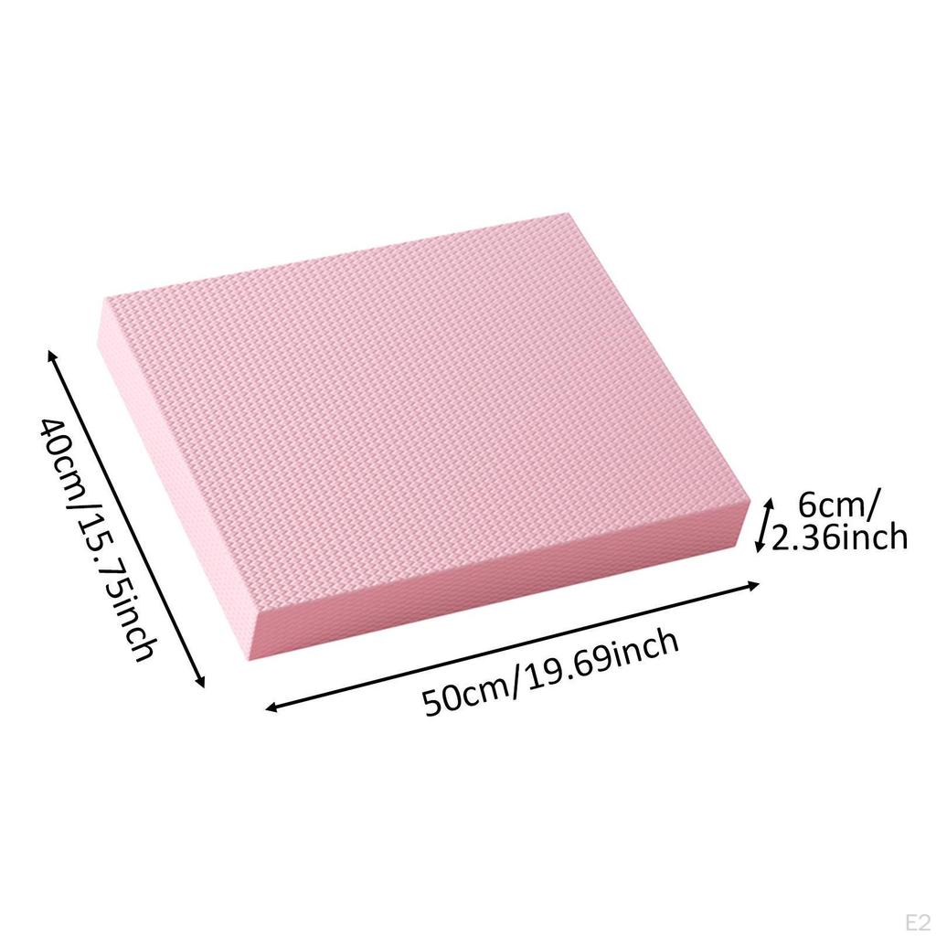 Exercise Balance Pad Cushion Anti Slip Thick Soft Portable Mat Yoga Knee for Fitness