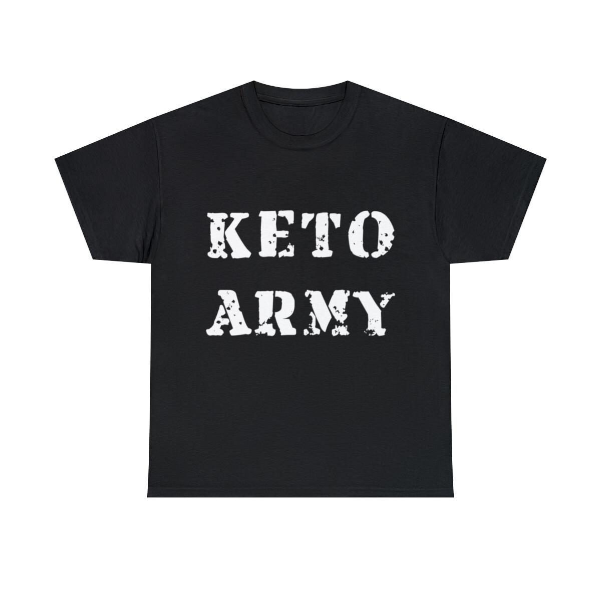 Keto Army Graphic Tee Shirt, S-5XL XXXXL