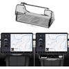 Hideable Under Screen Storage for Tesla Model Y Model 3 2016-2024, Center Console Organizer Tray Sunglasses Holder with Gray Anti-Slip Pad,