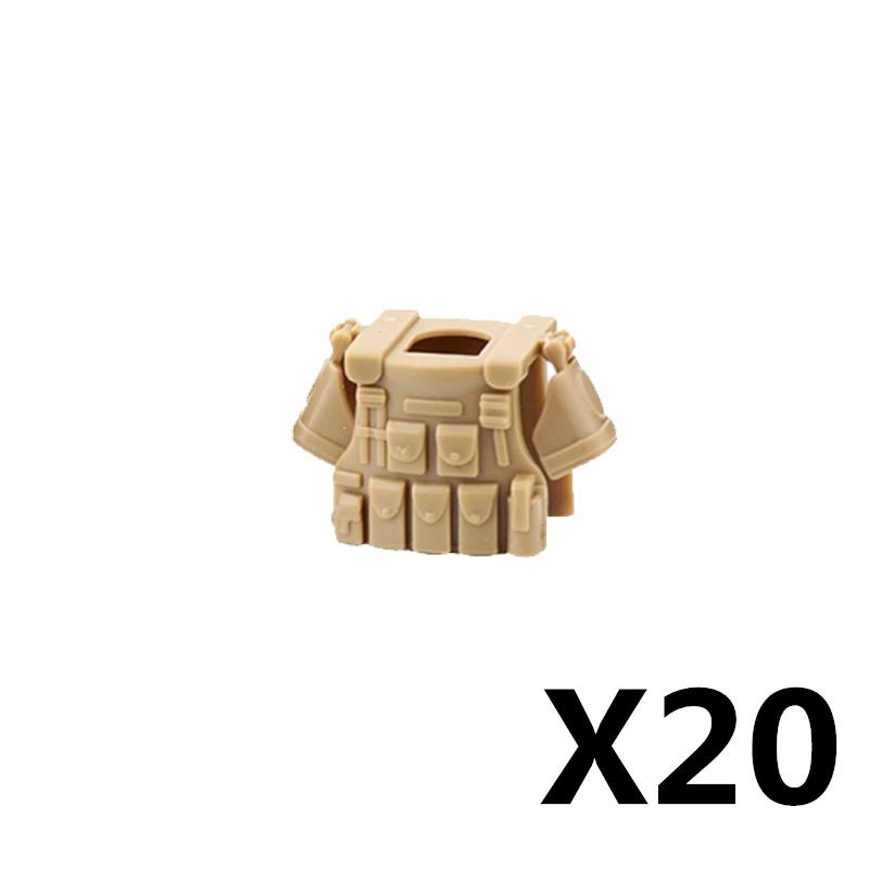 Military MOC Soldier Figure MOC Building Blocks Special Forces Accessory Alpha Helmet Vest Backpack Belt Kit Mini Toy Gifts K127