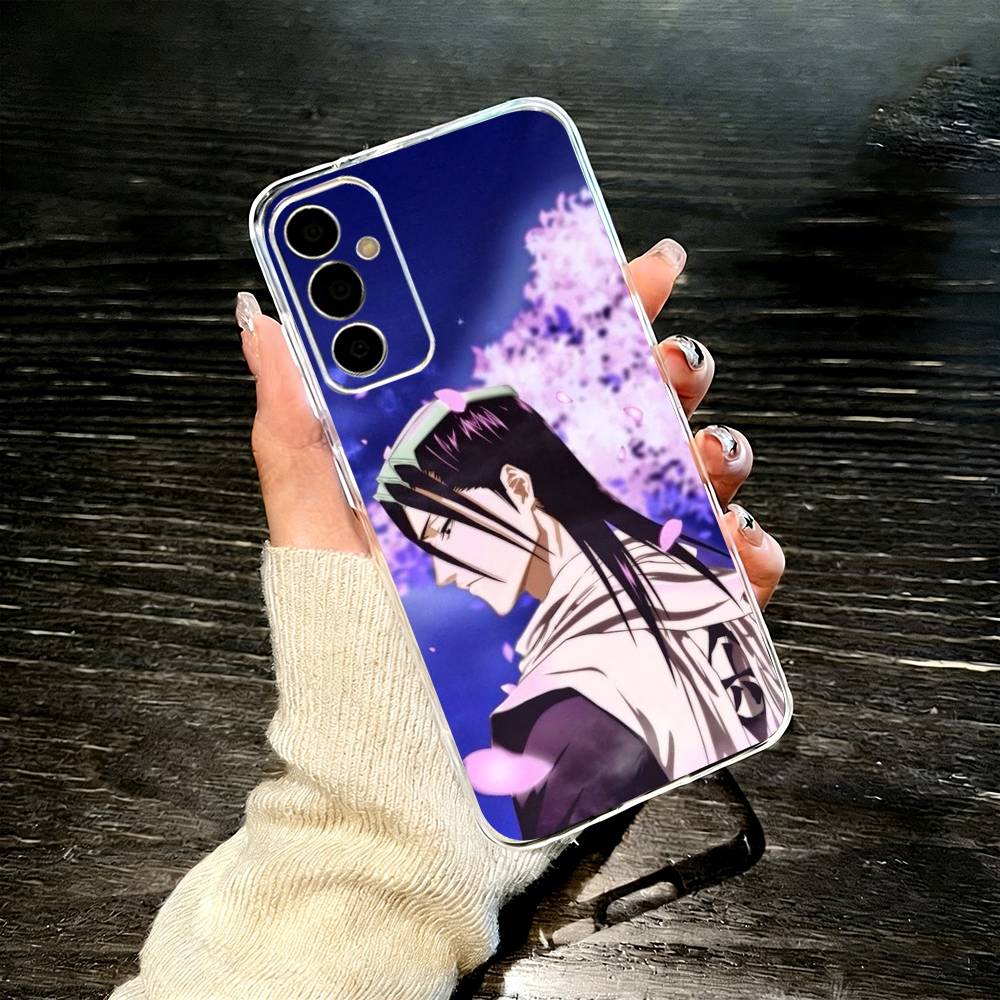 B-Bleach Anime K-Kuchiki Byakuya Colorful  Phone Case For SamsungA10,12,20,21S,30,31,40,50,51,52,70,71 Transparent Cover Samsung a31