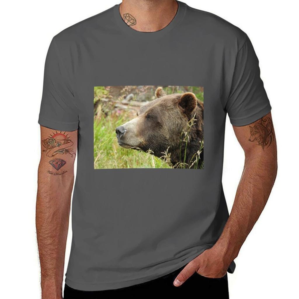 Alaskan Bear Tshirt Stylish Graphic Short Sleeve Top