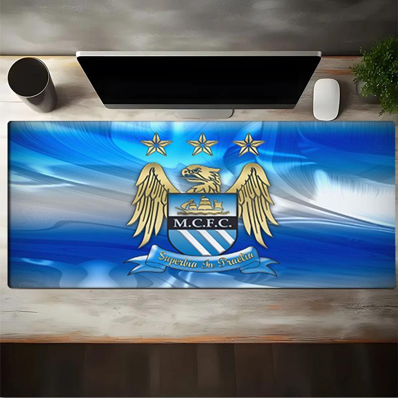 Football Manchester Crest Mouse Pad, Gaming Mouse Pad, Keyboard Pad, Desk Decor for Computer Notebook Fan Gift Birthday Gift