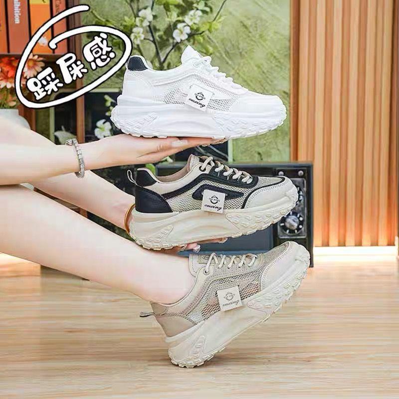 Fashion mesh platform women's new spring and summer dad shoes women's breathable versatile leisure sports