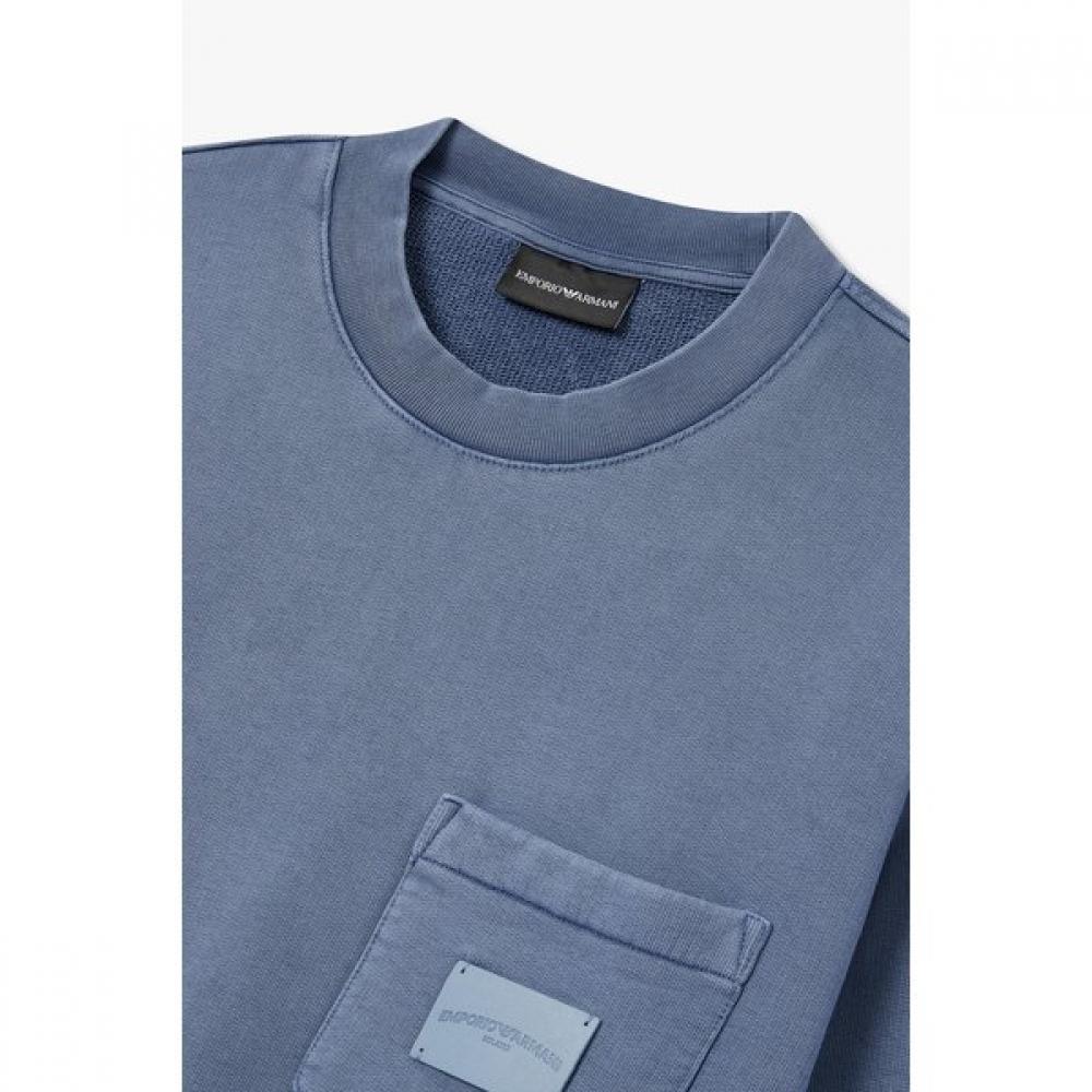 Emporio Armani Men Logo Patch Pocket Sweatshirt A515326039