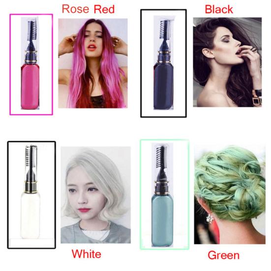 15ml Temporary Non-toxic Color Hair Dye DIY Salon Unisex Cosplay Hair Mascara