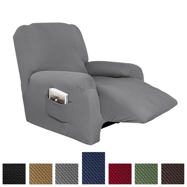 

Чехол для дивана-реклайнера из жаккарда, эластичный спандекс, чехлы для кресел для ленивых мальчиков, сплошные съемные чехлы для диванов для гостиной