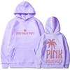 2025 Trending Men's & Women's Coconut Tree Pink Hoodie