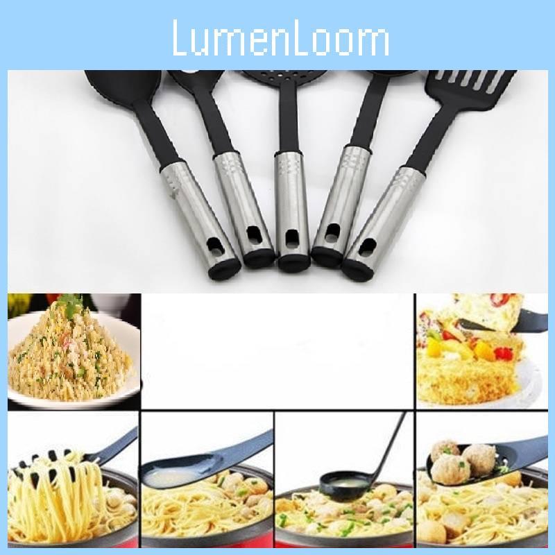 Durable Nonstick Nylon Cooking Tools With Heatresistant Pp Handles For Kitchen