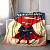 1pc Superman Flannel Throw Blanket Soft, Warm & Cozy for Couch, Bed, Office, and Travel Versatile All Season Gift, Christmas Present