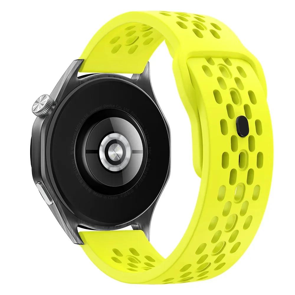 22 mm kvėpuojantis silikoninis dirželis Amazfit Bip 6 5 5 Unity/GTR 2 3 4 sportinei apyrankei Amazfit Stratos/Balance/Cheetah Pro apyrankė