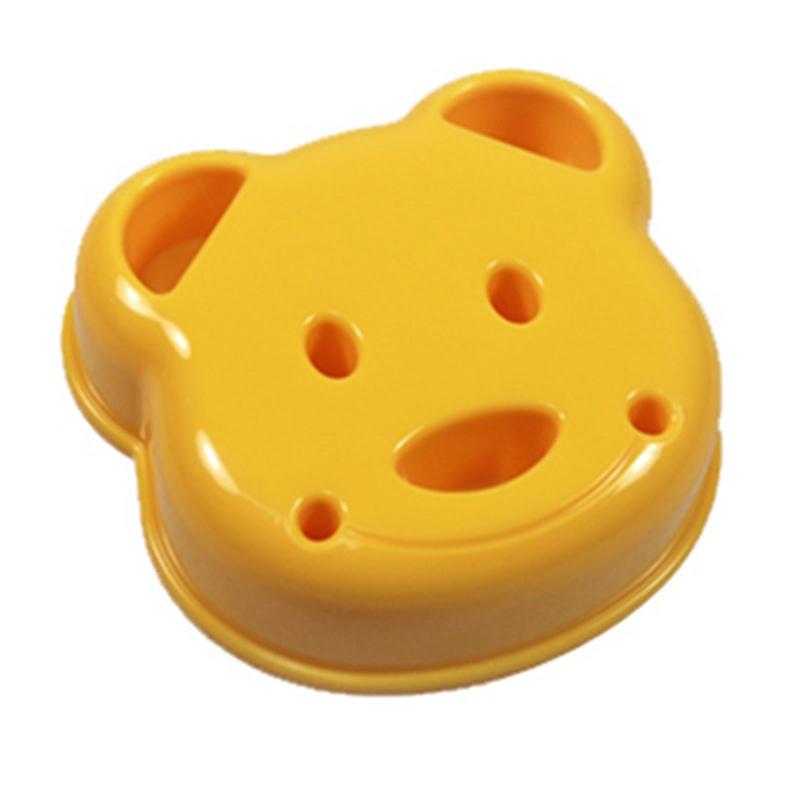 

Bear Shaped Sandwich Mold, Diy Bread Maker, Household Cute Breakfast Mold жёлтый
