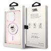 Karl Lagerfeld Klhmp15Lhfccnop Iphone 15 Pro 6.1 Różowy/Pink Hardcase Iml Choupette Magsafe