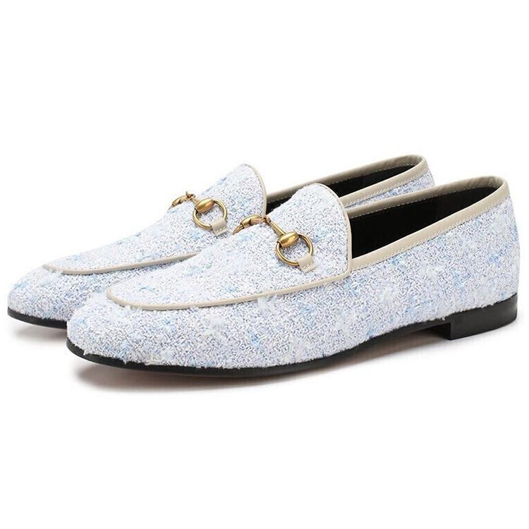 Gucci Jordaan Flat Shoes Women's Sky Blue 431467 GYV10 4590