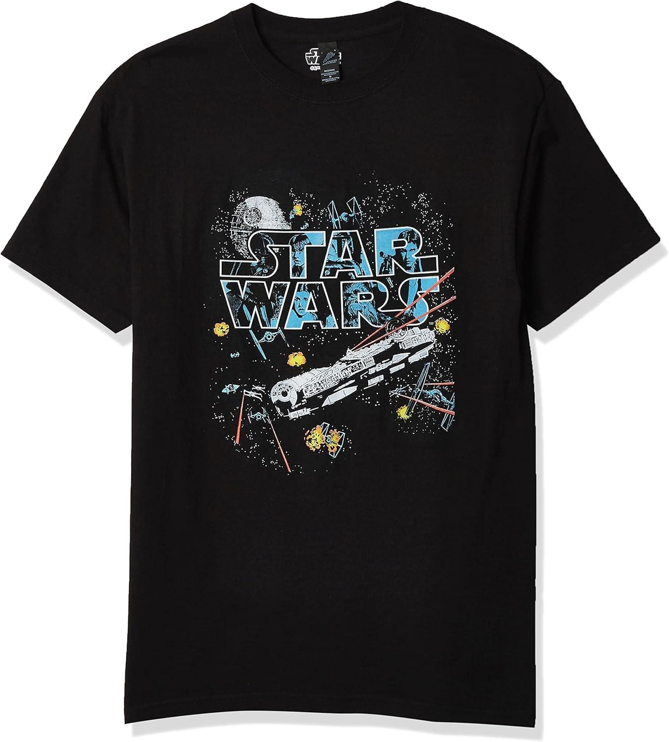 Мужская футболка Star Wars с принтом «Полёт Сокола» S
