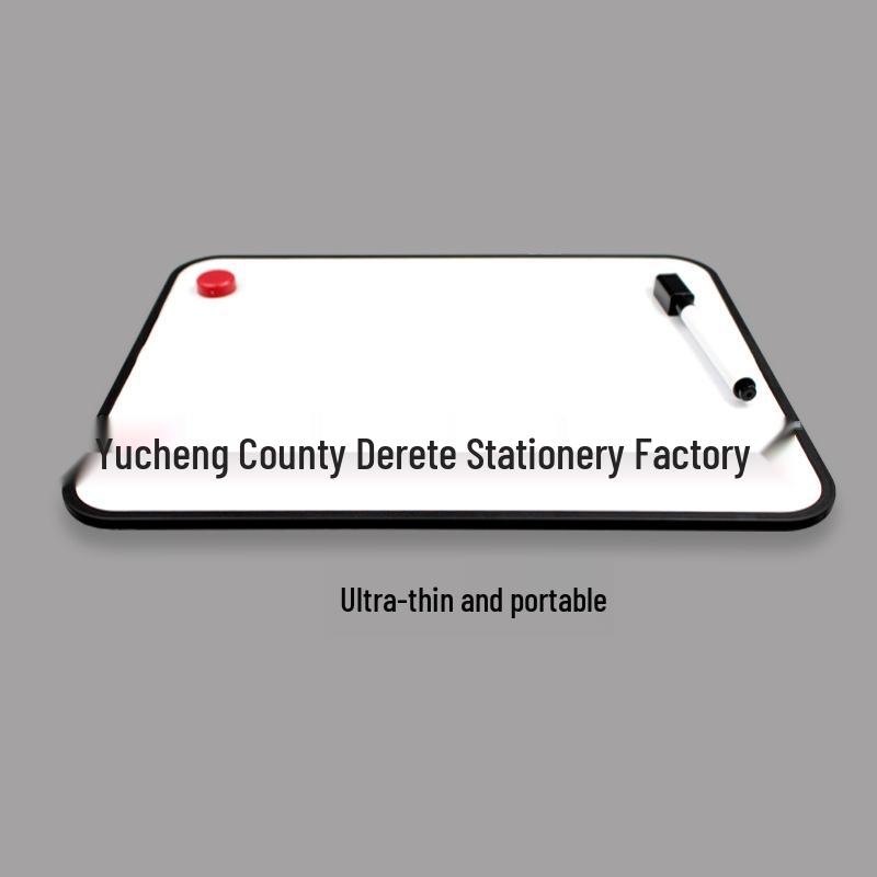 Magnetic Double-Sided Children's Whiteboard: Handheld Erasable Memo & Message Display