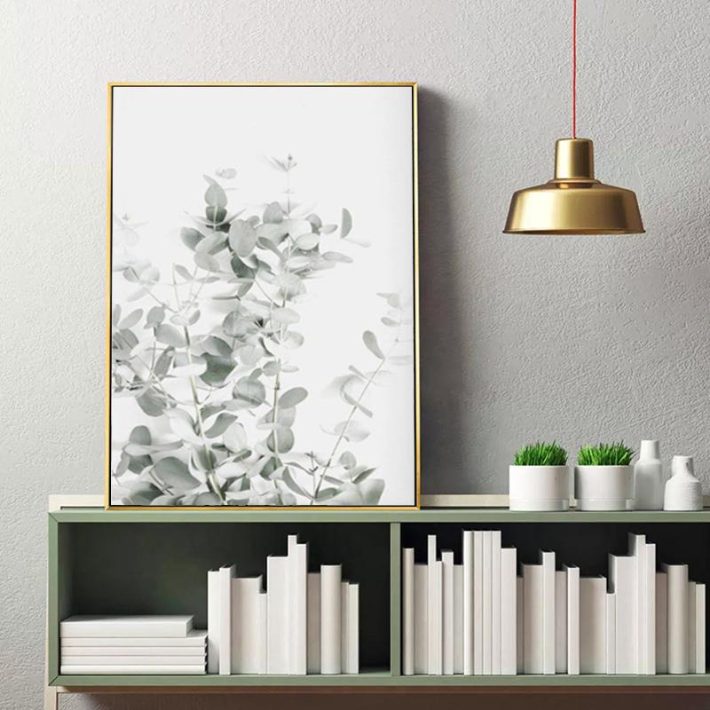 Nordic Style Lavender Eucalyptus Poster Botanical Canvas Painting Plant Wall Art Pictures for Living Room Home Cuadros Decor
