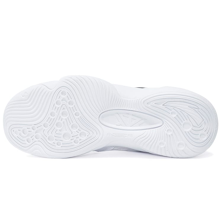 Anta Slip Resistant Abrasion Resistant Low Top Basketball Shoes Men's White Black 112131616S-3