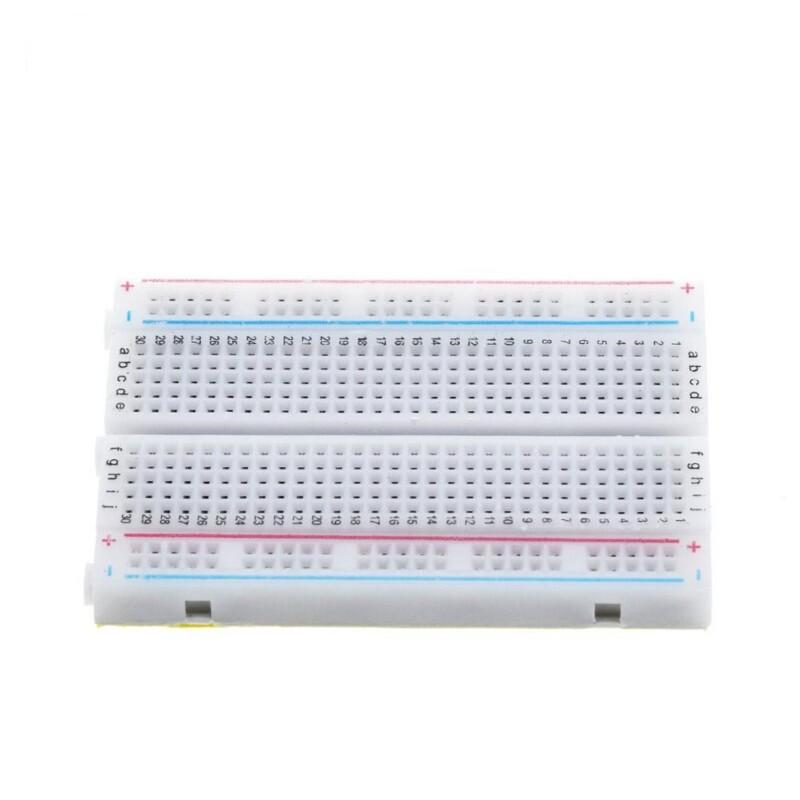 1 Pcs New 400 Tie Points Solderless PCB Breadboard Mini Universal Test Protoboard DIY Bread Board for Bus Test Circuit Board