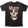 Misfits Bloody Skull Herren T-Shirt Musik Klassisch Konzert Rockband T-Shirt Neu Schwarz