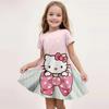 Hot Sale Kids Girl Cosplay Hello Kitty 3d Princess Dress Girls Birthday Party Kuromi Dresses
