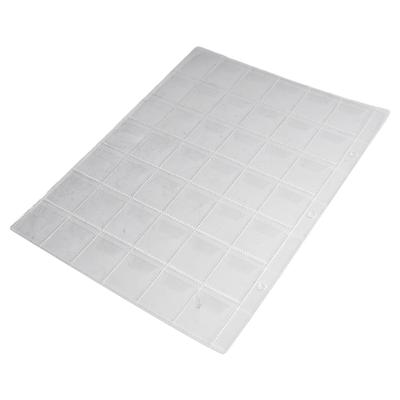 10 Sheets of 42 Pocket PVC Coin Holder For Pages with 3 Hole Punch for Albums Coin Storage Wallet Sheets for Collectors