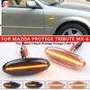 2pcs Car LED Dynamic Side Marker Lamp Turn Signal Light B33P51120A For Ranger South  Type B2500 MAZDA 323 Familia Protege