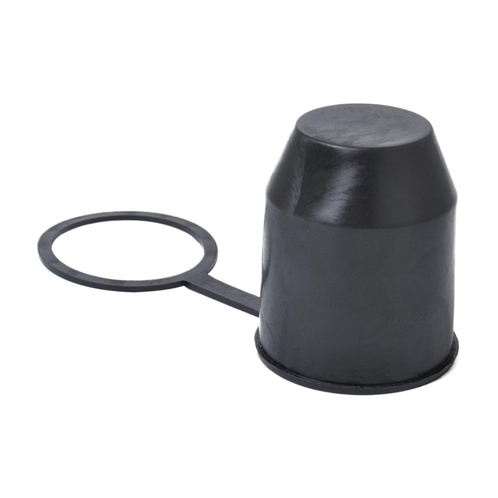 Tow Bar Cover Protection Cap Trailer Ball Protective Cover Tow Ball Protector with Hook Trailer Hitch Ball Cover Replacement чёрный