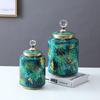 Nordic Light Luxury Ceramic Storage Jar Decoration Living Room Dried Flower Flower Arrangement Accessories Home Decoration Vase