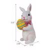Easter Cartoon Rabbit Decor Resin Cute Bunny Statue Farmhouse Animal Rabbit Craft Gift for Boys Girls