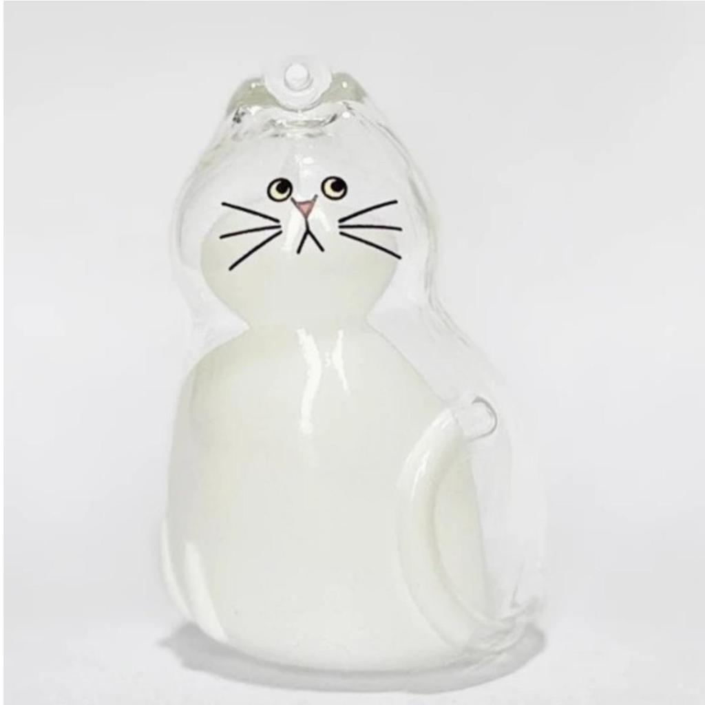 Cute Cat Hair Storage Keychain Pendant Backpack Ginger Cat Siamese Cat Hair Bag Hanging Pet Hair Souvenirs Gift for Cat lovers