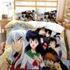 3D Print Anime Inuyasha Duvet Cover Sesshoumaru Bedding Set Double Twin Full Queen Kids Bedclothes Quilt Cover