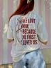 Christian Back Print Tops Jesus Faith Tee Shirt Bible Verse T Shirt Streetwear Women Unisex Religious Clothes Oversized