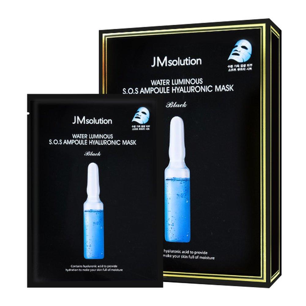 

JMSOLUTION_Water Luminous SOS Ampoule Hyaluronic Mask Black 10 sheets