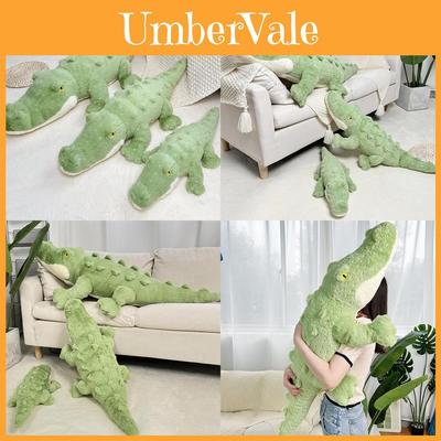 Crocodile Plush Toy Giant Pillow With Pp Cotton Filling For Kids Sleep And Play