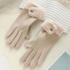 Windproof Plush Gloves Velvet Women Mittens Fashion Winter Gloves  Winter