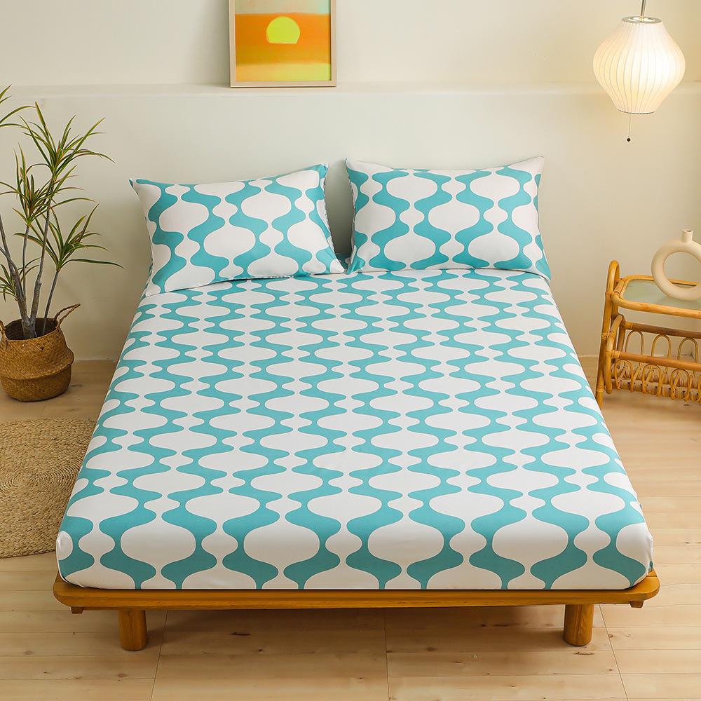 Bohemian Red Stripe Bedding 2/3pcs Bohemian Red Stripe Bedding Set - Twin/Full/Queen/King All-Season Comfort Bed Sheet and Pillowcase Set