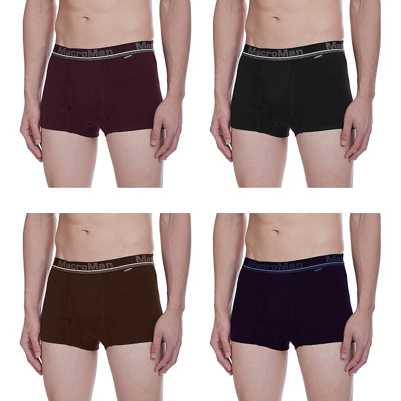 

Rupa Men S Cotton Solid (Pack Of 4) (Macroman Col Plain Trunk (Po4)-Xxl_6_Multicolour_100 Cm) 2XL чорний