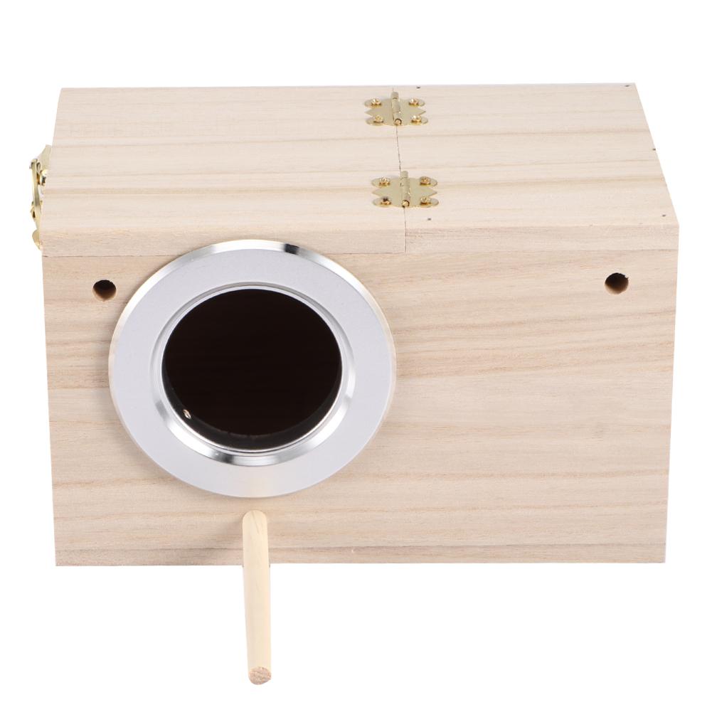 

Деревянный домик для птиц 12x12x19,5 см, теплый инкубационный ящик для разведения домашних животных для разведения птиц