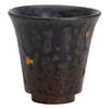 Bronze Glaze Hand Gold Splatter Rock Clay Tea Cup Small Gongfu Master Cup Vintage Home Tea Ceremony Gift