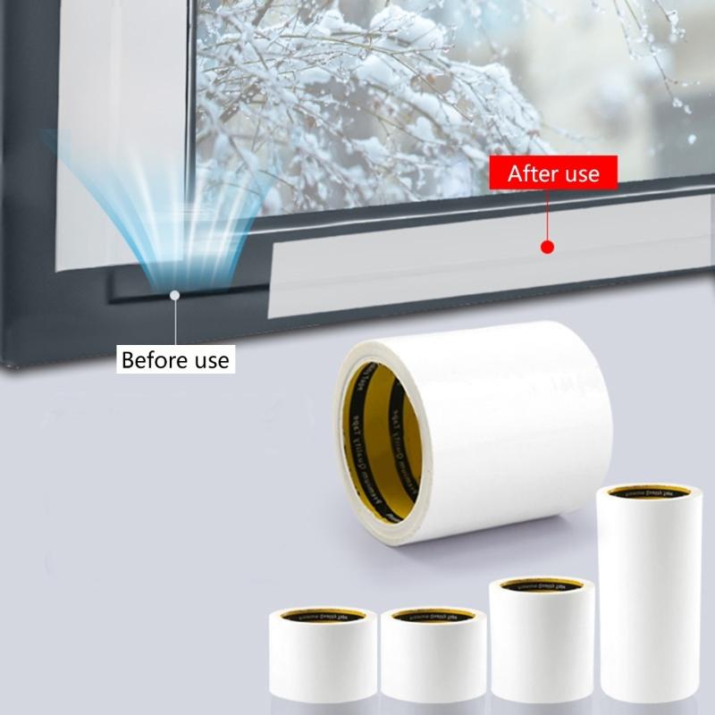 Weatherproof Adhesive Tape Insulating Sealant Tape Multipurpose Seal Tape Enhances Indoor Warmth for Window &  Door 