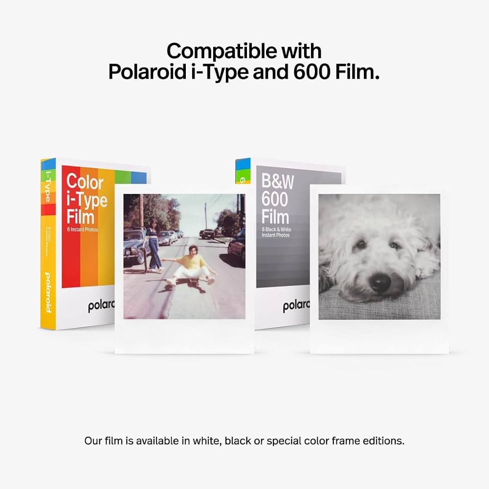 POLAROID Instant Camera Polaroid Now+ Generation 2 - Black (9076)