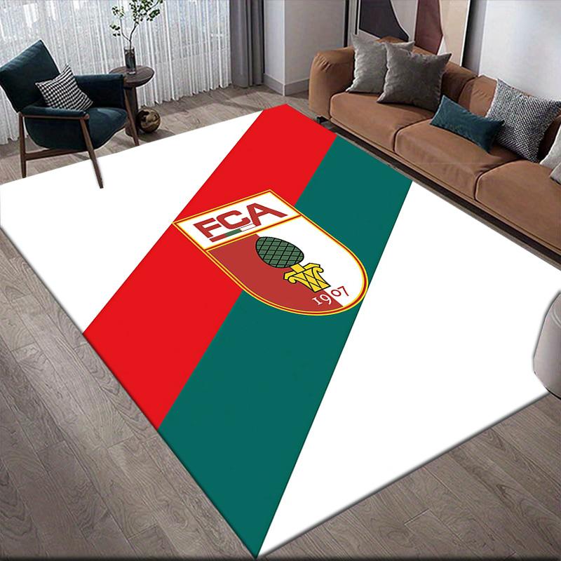 Deportivo La Coruna Flannel Pattern Square Carpet,Area Rug,Carpet Rug for Living Room Bedroom Sofa Playroom Decor,Non-slip Floor Mat