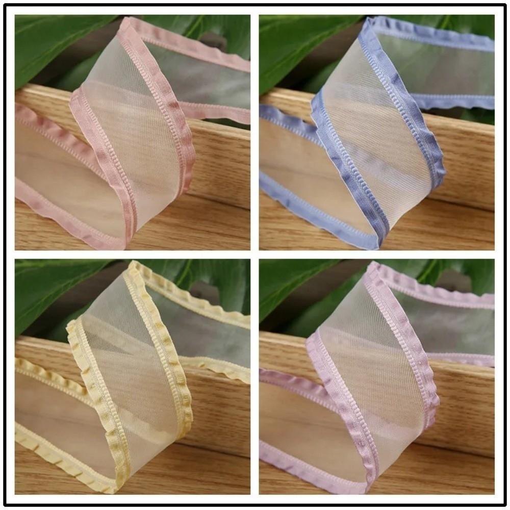 10 Yards*40mm Handgemaakte Tape DIY Rokrand Lint Kant Organza Lint Kleding Hoed Cadeau Decoratie