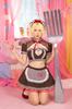 Clearstone SugarWhip Halloween Chocolate Maid Costume for Women (Brown)