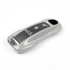 Matte Gray Key Shell for Porsche: Cayenne, Macan, 911, Panamera, 718, Taycan