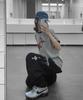 PLASMA SPHERE Trap Stud Loose Fit Wide Balloon Sweatpants_Black